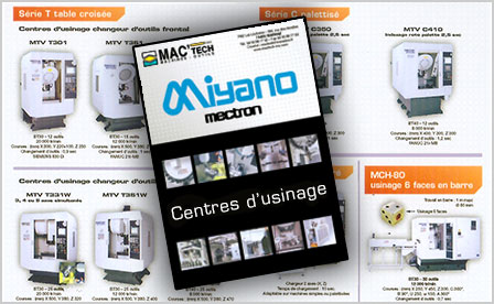 Catalogue de machine d'usinage pour la société Mac'Tech